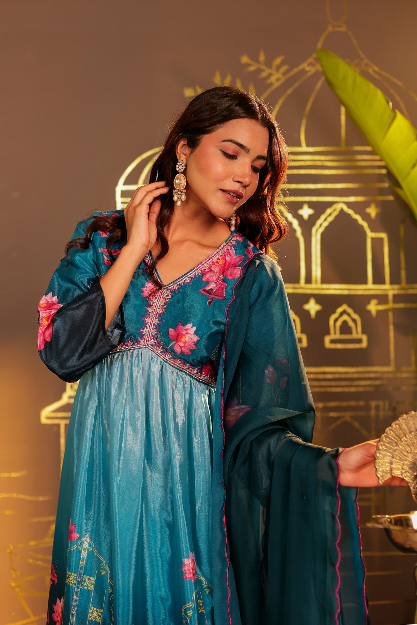 Ombre Kamal Kurta Set