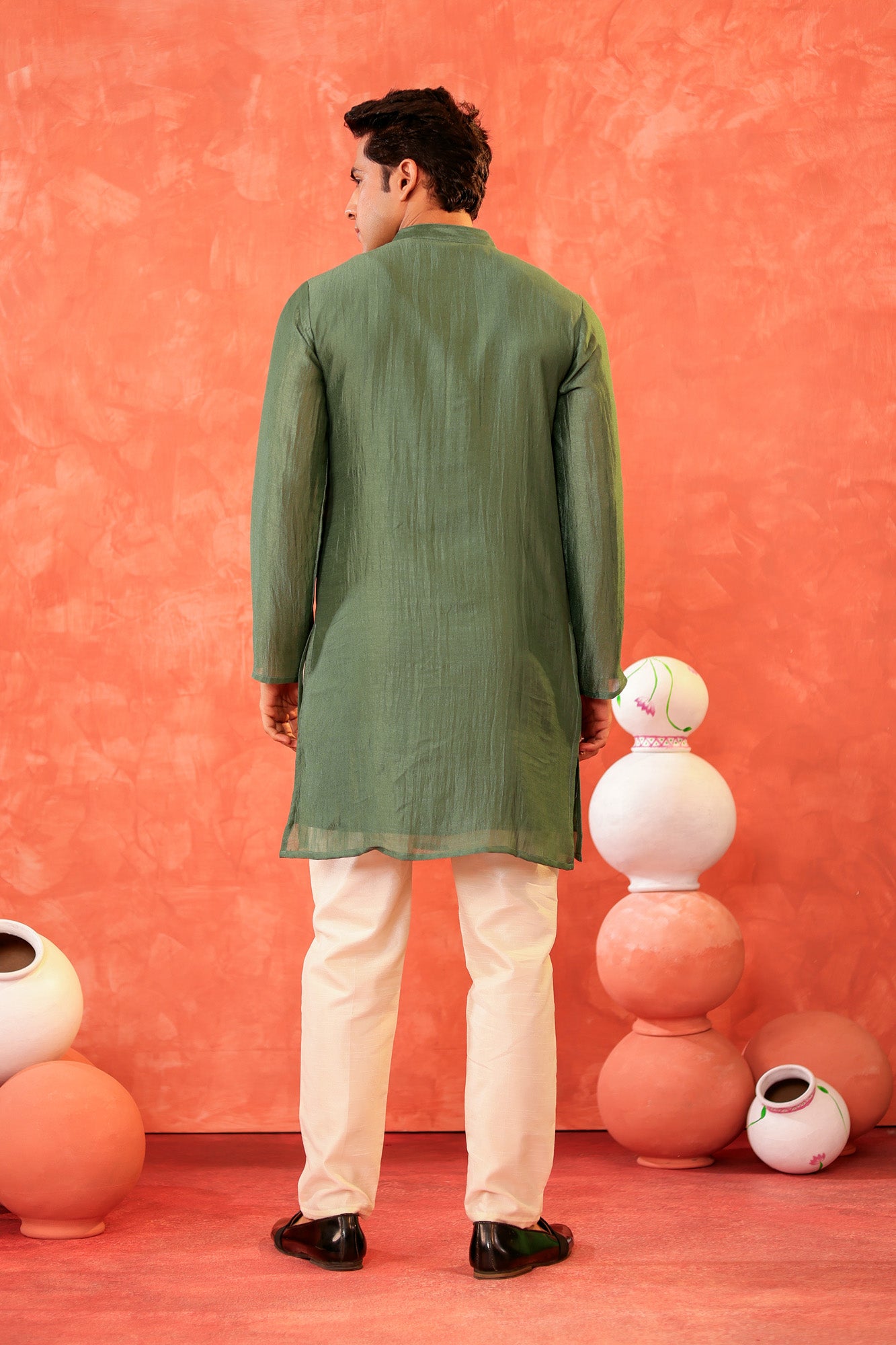 Green Utsav Mens Kurta Pajama