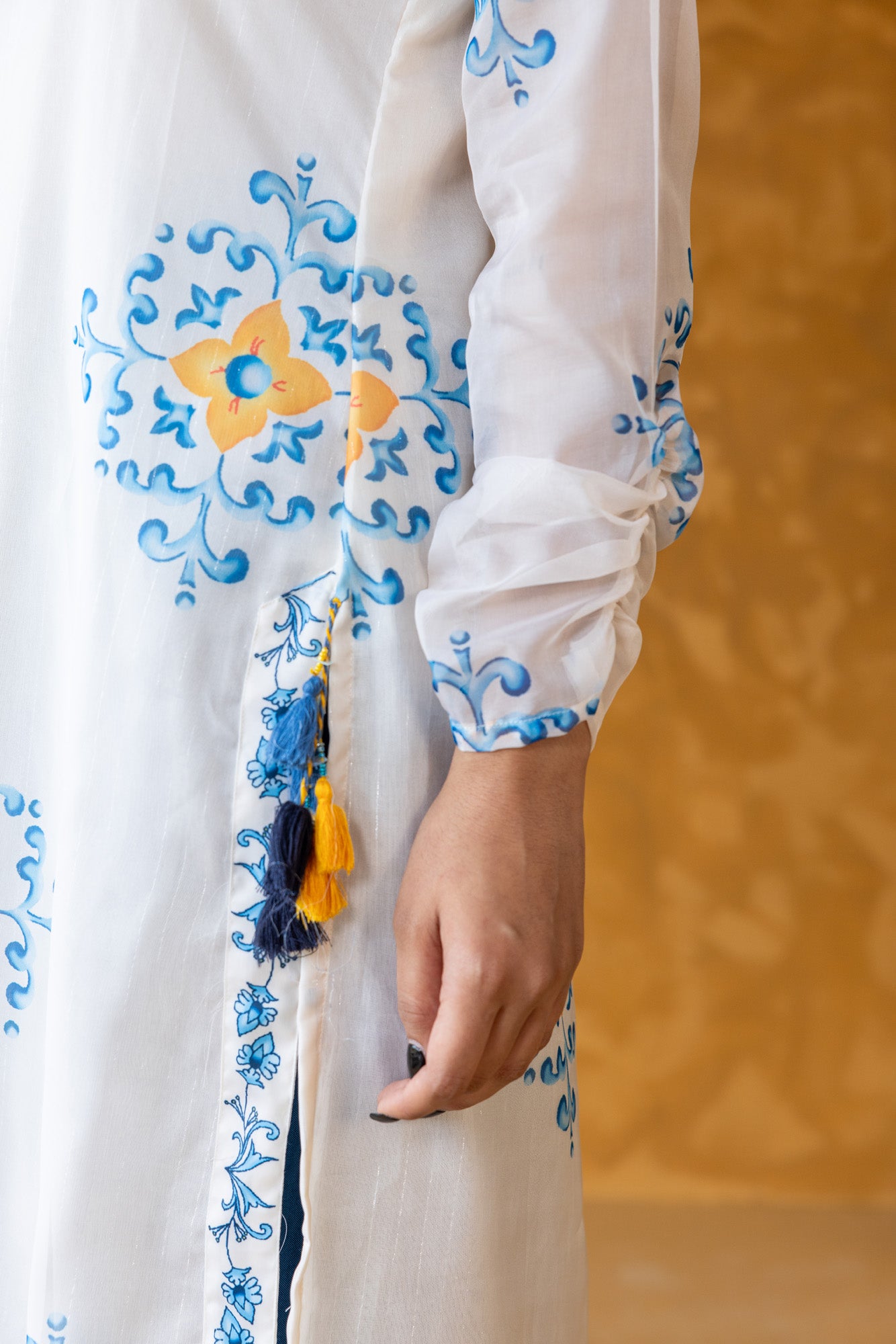 Printed Viscose Kurta With Trousers