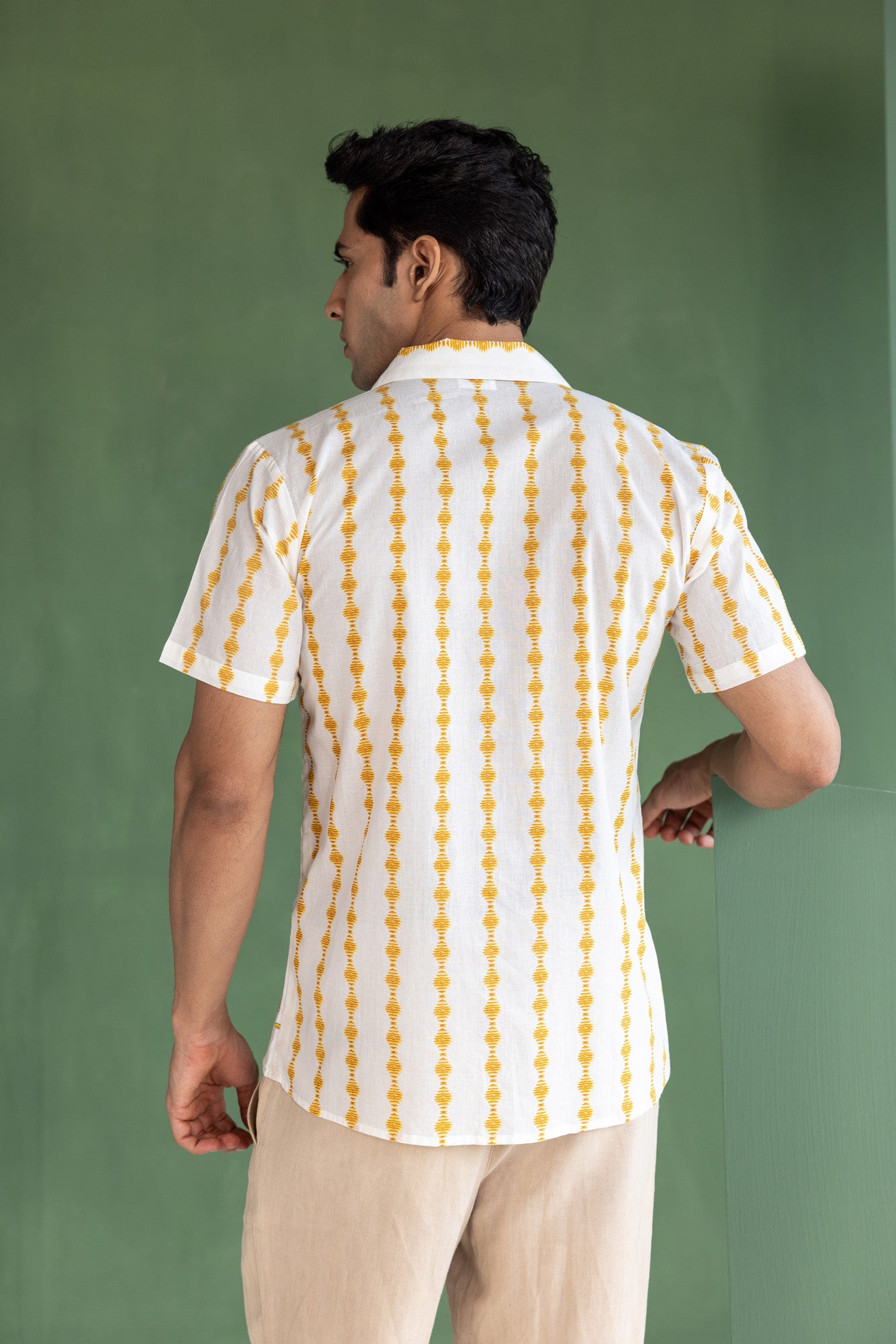 Sun embroidered Regular fit shirt