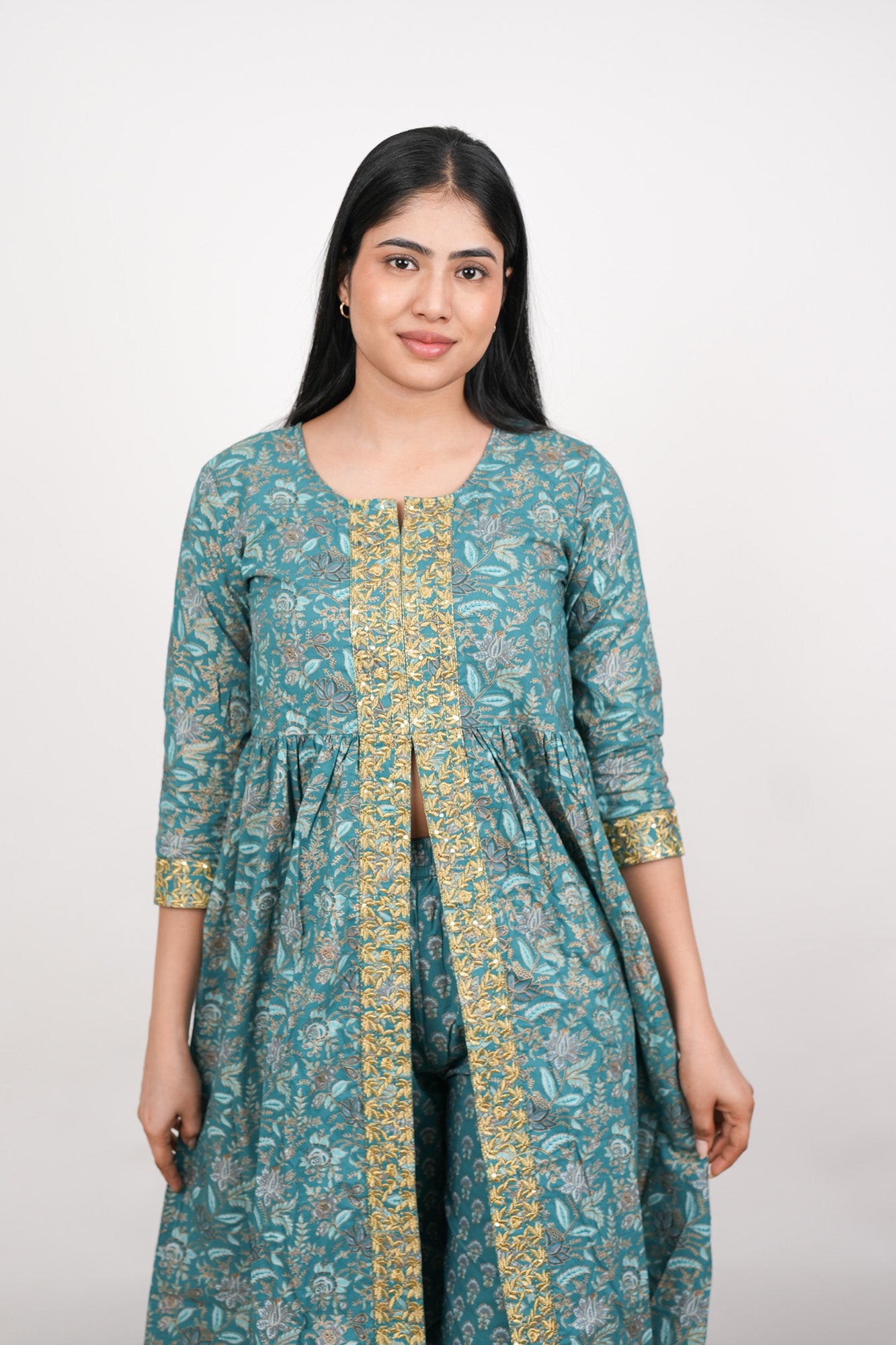 Blush Blue festive Kurta Set