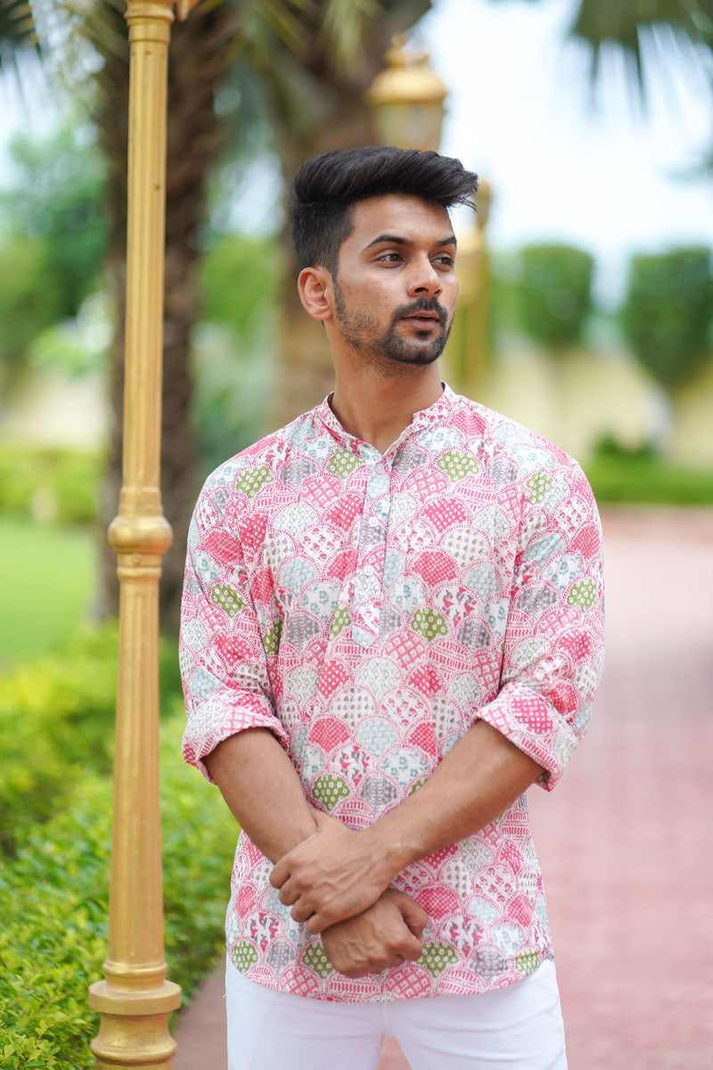 Jaipur Pink Shirt Kurta